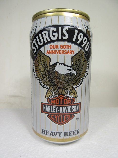 (image for) Harley-Davidson Heavy Beer - Sturgis 1990 - 50th Anniv